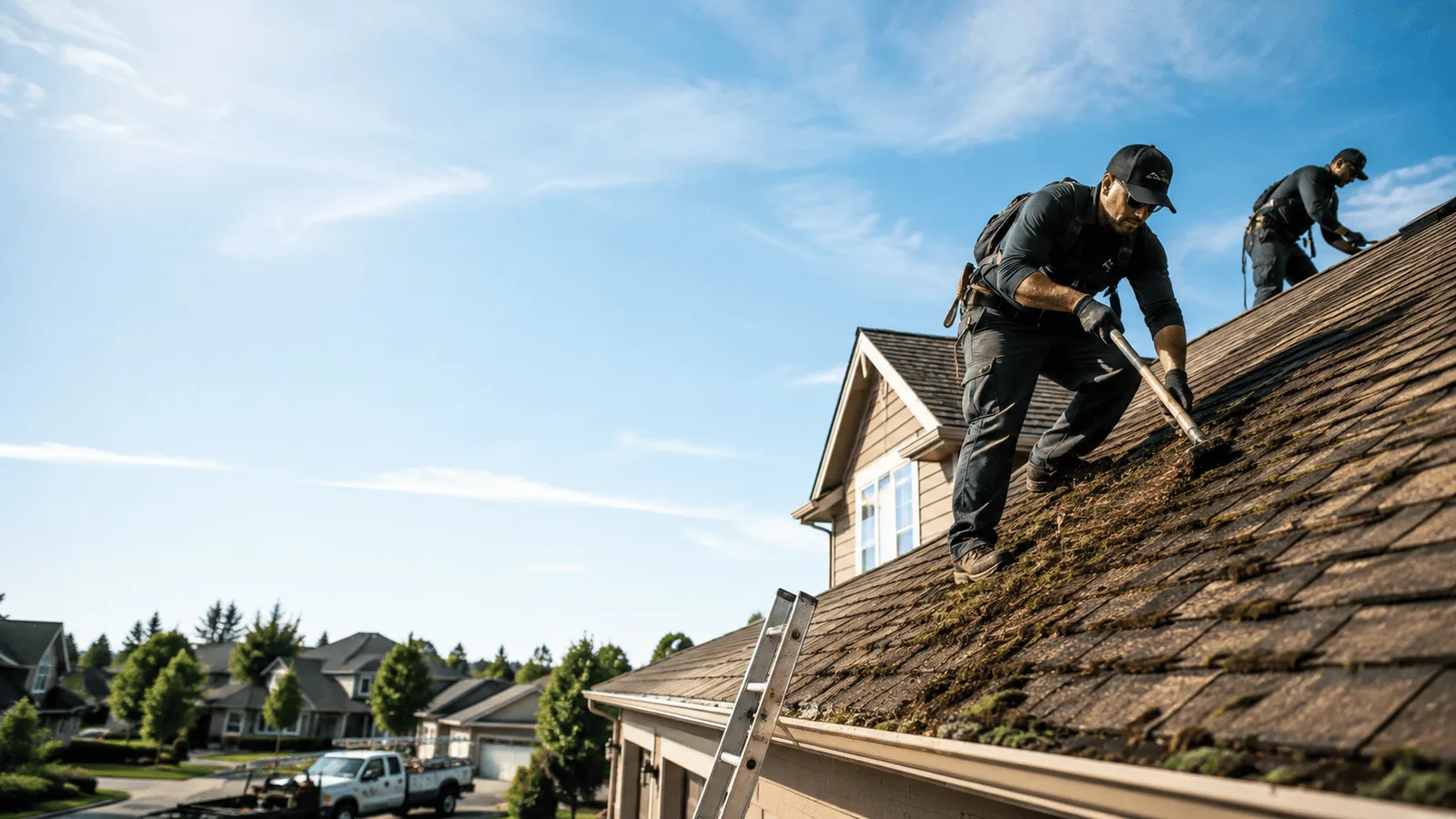 Roof Moss Removal in Villa Grande, CA near me